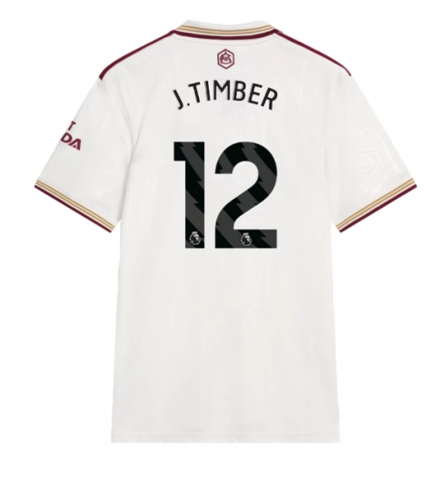 Arsenal Jurrien Timber #12 Tredjedrakt 2025-26 Kortermet Arsenal Jurrien Timber #12 Tredjedrakt 2025-26 Kortermet