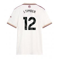 Arsenal Jurrien Timber #12 Tredjedrakt Dame 2025-26 Kortermet