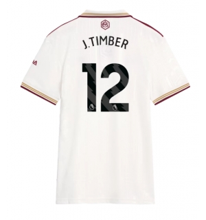 Arsenal Jurrien Timber #12 Tredjedrakt Dame 2025-26 Kortermet