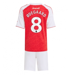 Arsenal Martin Odegaard #8 Hjemmedraktsett Barn 2025-26 Kortermet (+ Korte bukser)