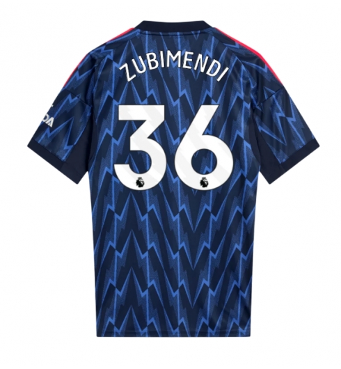 Arsenal Martin Zubimendi #36 Bortedrakt 2025-26 Kortermet Arsenal Martin Zubimendi #36 Bortedrakt 2025-26 Kortermet