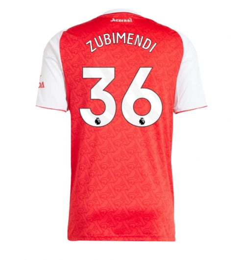 Arsenal Martin Zubimendi #36 Hjemmedrakt 2025-26 Kortermet Arsenal Martin Zubimendi #36 Hjemmedrakt 2025-26 Kortermet