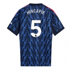 Arsenal Piero Hincapie #5 Bortedrakt 2025-26 Kortermet
