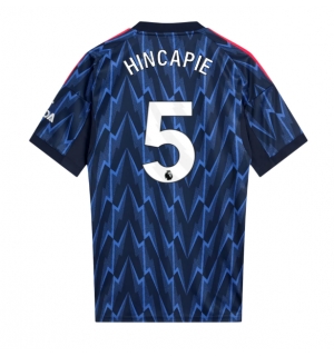 Arsenal Piero Hincapie #5 Bortedrakt 2025-26 Kortermet