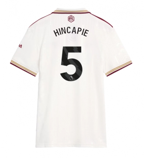 Arsenal Piero Hincapie #5 Tredjedrakt Dame 2025-26 Kortermet Arsenal Piero Hincapie #5 Tredjedrakt Dame 2025-26 Kortermet