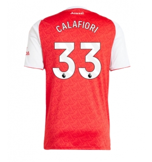 Arsenal Riccardo Calafiori #33 Hjemmedrakt 2025-26 Kortermet