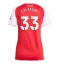Arsenal Riccardo Calafiori #33 Hjemmedrakt Dame 2025-26 Kortermet Arsenal Riccardo Calafiori #33 Hjemmedrakt Dame 2025-26 Kortermet