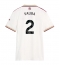 Arsenal William Saliba #2 Tredjedrakt Dame 2025-26 Kortermet