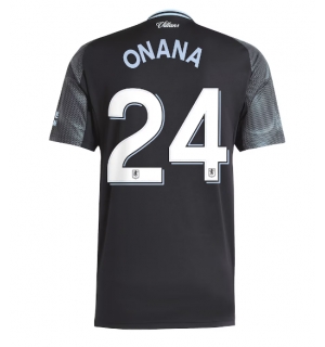 Aston Villa Amadou Onana #24 Bortedrakt 2025-26 Kortermet
