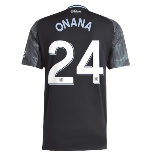 Aston Villa Amadou Onana #24 Bortedrakt 2025-26 Kortermet Aston Villa Amadou Onana #24 Bortedrakt 2025-26 Kortermet