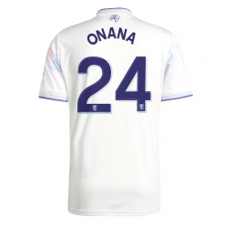 Aston Villa Amadou Onana #24 Tredjedrakt 2025-26 Kortermet