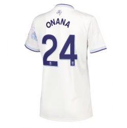Aston Villa Amadou Onana #24 Tredjedrakt Dame 2025-26 Kortermet