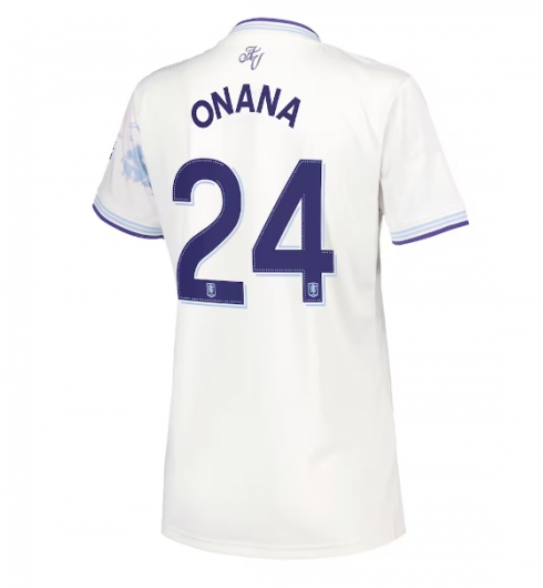 Aston Villa Amadou Onana #24 Tredjedrakt Dame 2025-26 Kortermet Aston Villa Amadou Onana #24 Tredjedrakt Dame 2025-26 Kortermet
