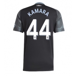 Aston Villa Boubacar Kamara #44 Bortedrakt 2025-26 Kortermet