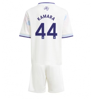 Aston Villa Boubacar Kamara #44 Tredjedraktsett Barn 2025-26 Kortermet (+ Korte bukser)