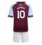 Aston Villa Emiliano Buendia #10 Hjemmedraktsett Barn 2025-26 Kortermet (+ Korte bukser)