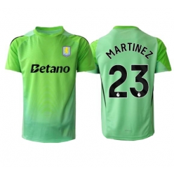 Aston Villa Emiliano Martinez #23 Keeper Bortedrakt 2025-26 Kortermet