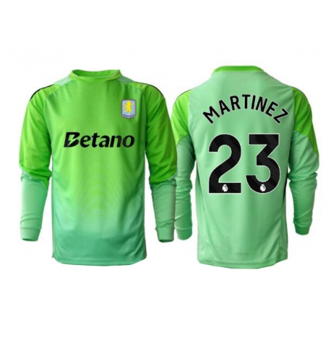 Aston Villa Emiliano Martinez #23 Keeper Bortedrakt 2025-26 Langermet Aston Villa Emiliano Martinez #23 Keeper Bortedrakt 2025-26 Langermet