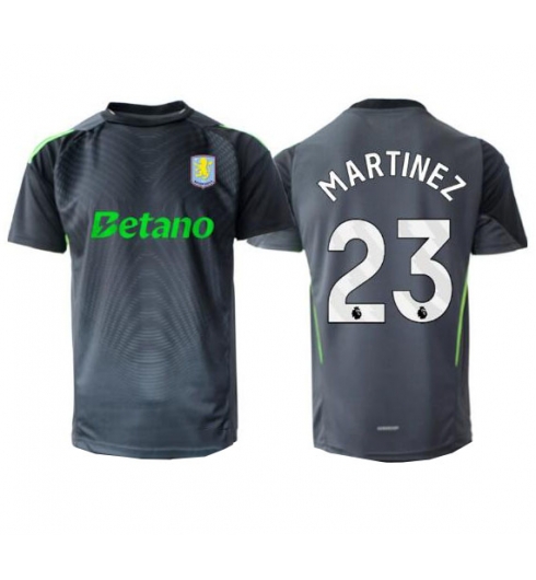 Aston Villa Emiliano Martinez #23 Keeper Hjemmedrakt 2025-26 Kortermet Aston Villa Emiliano Martinez #23 Keeper Hjemmedrakt 2025-26 Kortermet