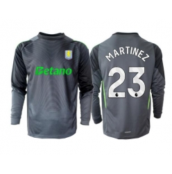 Aston Villa Emiliano Martinez #23 Keeper Hjemmedrakt 2025-26 Langermet