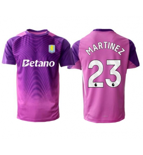 Aston Villa Emiliano Martinez #23 Keeper Tredjedrakt 2025-26 Kortermet Aston Villa Emiliano Martinez #23 Keeper Tredjedrakt 2025-26 Kortermet
