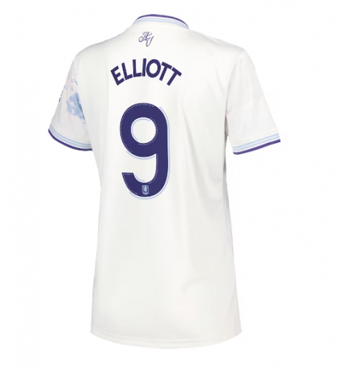Aston Villa Harvey Elliott #9 Tredjedrakt Dame 2025-26 Kortermet Aston Villa Harvey Elliott #9 Tredjedrakt Dame 2025-26 Kortermet