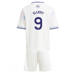 Aston Villa Harvey Elliott #9 Tredjedraktsett Barn 2025-26 Kortermet (+ Korte bukser)