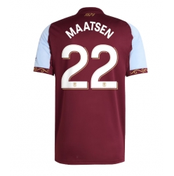 Aston Villa Ian Maatsen #22 Hjemmedrakt 2025-26 Kortermet