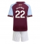 Aston Villa Ian Maatsen #22 Hjemmedraktsett Barn 2025-26 Kortermet (+ Korte bukser)