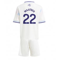 Aston Villa Ian Maatsen #22 Tredjedraktsett Barn 2025-26 Kortermet (+ Korte bukser)