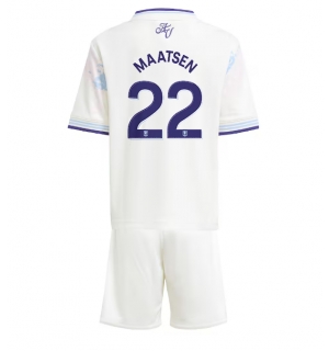 Aston Villa Ian Maatsen #22 Tredjedraktsett Barn 2025-26 Kortermet (+ Korte bukser)
