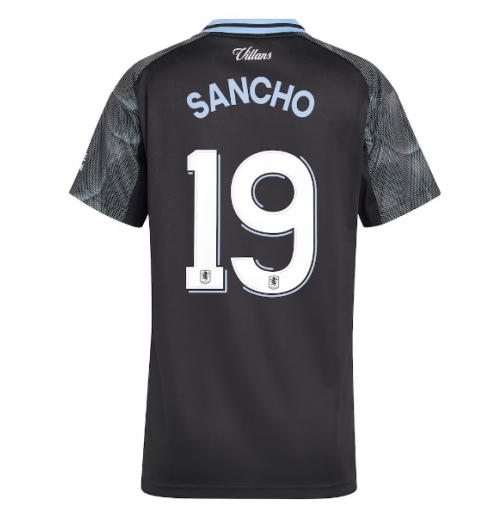 Aston Villa Jadon Sancho #19 Bortedrakt Dame 2025-26 Kortermet Aston Villa Jadon Sancho #19 Bortedrakt Dame 2025-26 Kortermet