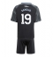 Aston Villa Jadon Sancho #19 Bortedraktsett Barn 2025-26 Kortermet (+ Korte bukser)