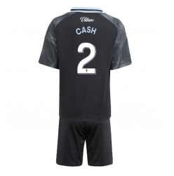 Aston Villa Matty Cash #2 Bortedraktsett Barn 2025-26 Kortermet (+ Korte bukser)