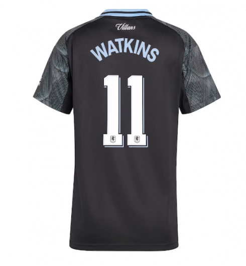 Aston Villa Ollie Watkins #11 Bortedrakt Dame 2025-26 Kortermet Aston Villa Ollie Watkins #11 Bortedrakt Dame 2025-26 Kortermet