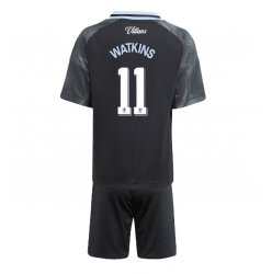 Aston Villa Ollie Watkins #11 Bortedraktsett Barn 2025-26 Kortermet (+ Korte bukser)