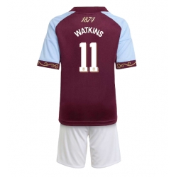 Aston Villa Ollie Watkins #11 Hjemmedraktsett Barn 2025-26 Kortermet (+ Korte bukser)