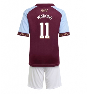 Aston Villa Ollie Watkins #11 Hjemmedraktsett Barn 2025-26 Kortermet (+ Korte bukser)