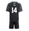 Aston Villa Pau Torres #14 Bortedraktsett Barn 2025-26 Kortermet (+ Korte bukser)