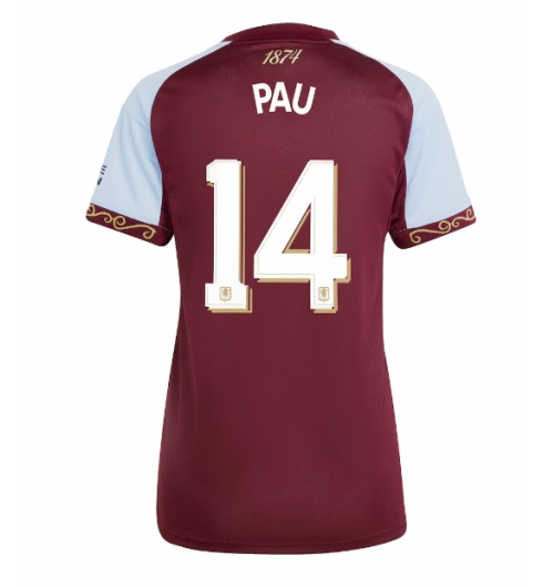 Aston Villa Pau Torres #14 Hjemmedrakt Dame 2025-26 Kortermet Aston Villa Pau Torres #14 Hjemmedrakt Dame 2025-26 Kortermet