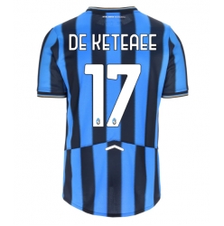 Atalanta Charles De Ketelaere #17 Hjemmedrakt 2025-26 Kortermet