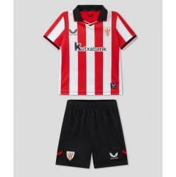 Athletic Bilbao Hjemmedraktsett Barn 2025-26 Kortermet (+ Korte bukser)