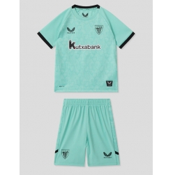 Athletic Bilbao Tredjedraktsett Barn 2025-26 Kortermet (+ Korte bukser)