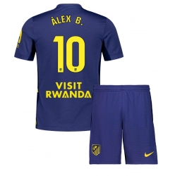 Atletico Madrid Alex Baena #10 Bortedraktsett Barn 2025-26 Kortermet (+ Korte bukser)
