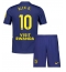 Atletico Madrid Alex Baena #10 Bortedraktsett Barn 2025-26 Kortermet (+ Korte bukser)