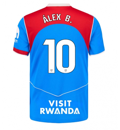 Atletico Madrid Alex Baena #10 Tredjedrakt 2025-26 Kortermet Atletico Madrid Alex Baena #10 Tredjedrakt 2025-26 Kortermet