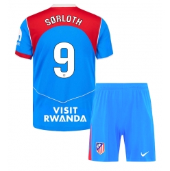 Atletico Madrid Alexander Sorloth #9 Tredjedraktsett Barn 2025-26 Kortermet (+ Korte bukser)