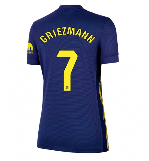 Atletico Madrid Antoine Griezmann #7 Bortedrakt Dame 2025-26 Kortermet Atletico Madrid Antoine Griezmann #7 Bortedrakt Dame 2025-26 Kortermet