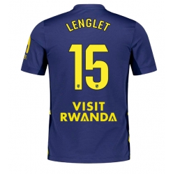 Atletico Madrid Clement Lenglet #15 Bortedrakt 2025-26 Kortermet
