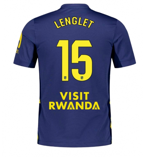 Atletico Madrid Clement Lenglet #15 Bortedrakt 2025-26 Kortermet Atletico Madrid Clement Lenglet #15 Bortedrakt 2025-26 Kortermet